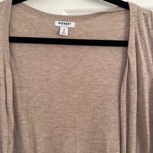 Beige button down cardigan